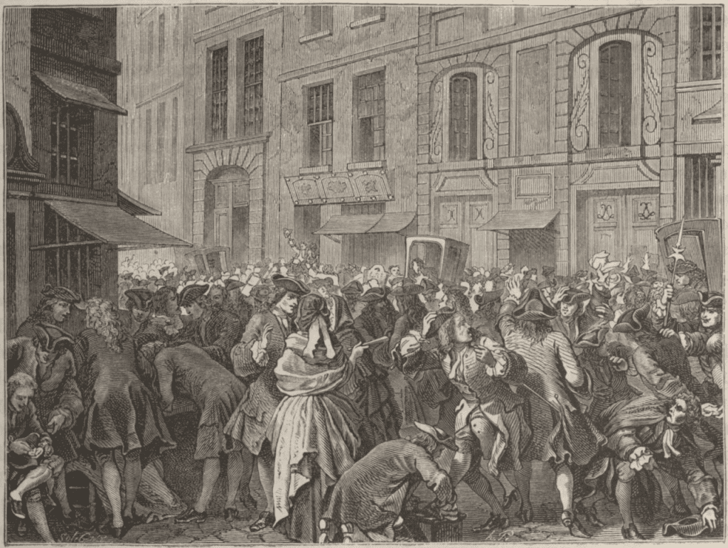 巴黎肯坎普瓦街密西西比泡沫狂热与财富幻觉